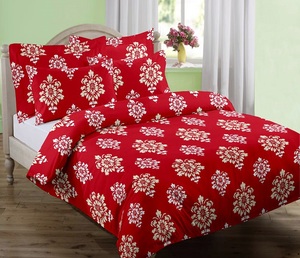 Premium Wholesale Cotton Printed Woven Handmade Bedding Set 100% Custom Factory Color Print Soft Breathable Fabric Bed Linen - Product Image 1