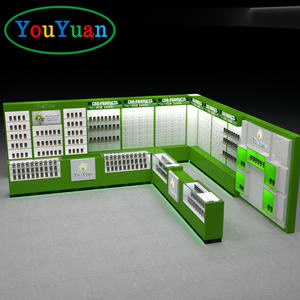 Armoire haut de gamme pour vitrine de magasin de fumée vitrine de vente au détail vitrine de <span class=keywords><strong>pharmacie</strong></span> en verre <span class=keywords><strong>avec</strong></span> <span class=keywords><strong>miroir</strong></span> - Product Image 6