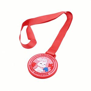 Medalla de Silicona PVC Personalizada y Duradera en Relieve para Competiciones y Eventos Deportivos con Logotipo Personalizado y Colores a Medida - Product Image 4
