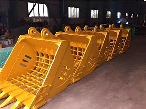 Cubo de Esqueleto para Maleza Acuática / Valla / Malla / Cubo de Cribado / Cubo de Tamizado para Uso en Construcción Compatible con Excavadoras de 1-30 Toneladas - Product Image 3