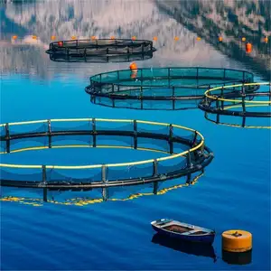 Floating Fish Cage Net Fish Farming Nets Aquaculture Cage Net