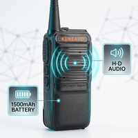 KENEARD KE-968 5W UHF 400-470MHz Talkie-walkie analogique, appairage de fréquence à une touche, haute puissance, portable, portée 0-5km