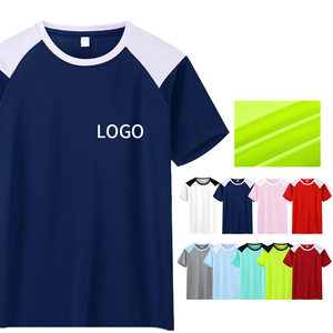 T-shirt de sport pour homme à manches courtes, coupe classique, séchage rapide, anti-boulochage, motif géométrique, logo imprimé, polyester, Dry-fit - Product Image 1