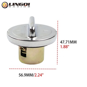 LINGQI Racing Iron Gas Cap Vented Fuel Tank Cover Gas Fuel Cover for Gy6 <strong>50cc</strong> 150cc 250cc Scooters <strong>Dirt</strong> Pit <strong>Bike</strong> Modified <strong>Part</strong> - Product Image 3