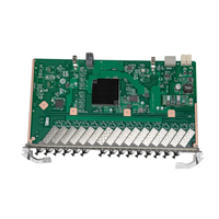 Tarjeta de Servicio de Fibra Óptica H-W GPLF C+C++ de 16 Puertos RJ45 SFP para Redes MA5800 OLT FTTH/FTTB/FTTX, DC 12V/AC 220V, 1 Año de Garantía