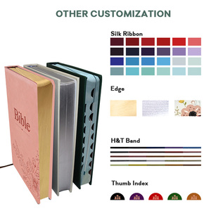 <span class=keywords><strong>Biblia</strong></span> Clásica Luis Segunda Versión Francesa, Servicio de Impresión de Libros de Tapa Blanda, <span class=keywords><strong>Biblia</strong></span> de Estudio Rosa de Cuero PU para Mujeres - Product Image 4