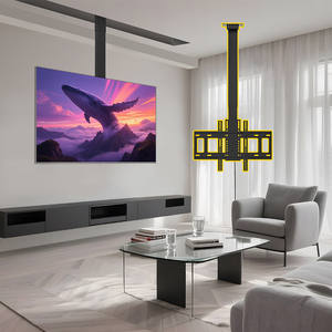 <span class=keywords><strong>Support</strong></span> de levage de <span class=keywords><strong>TV</strong></span> de <span class=keywords><strong>plafond</strong></span> rotatif électrique de 32 à 57 pouces avec réglage automatique de la hauteur Ascenseur de télévision motorisé - Product Image 6