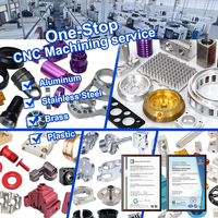 Komponen Aluminium Stainless Steel Anodized Presisi Hasil Pemesinan CNC Khusus untuk Otomasi Robotika