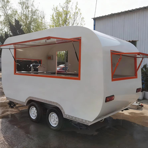 รถเข็นขายอาหารเคลื่อนที่อเนกประสงค์สำหรับตลาดกลางคืนรถเข็นขายขนมแบบพกพาทนทานเกรดพาณิชย์ - Product Image 2