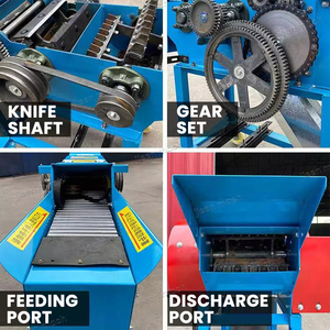 3 trong 1 kết hợp rơm Máy Nghiền Máy xay Hammer Mill Shredder làm cỏ thức ăn gia súc ủ thức ăn chế biến chaff Máy cắt - Product Image 3