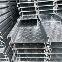 Plancher préfabriqué en acier, sans coulage de béton, ignifuge, composite, pour système de construction de mezzanines de bureaux en immeubles de grande hauteur