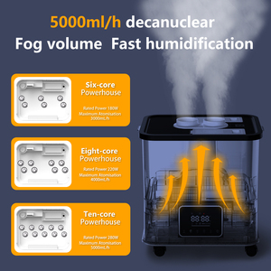 30L thông minh tiên tiến công nghiệp lớn độ ẩm không khí thương mại và nhà máy độ ẩm cho sản xuất và nhà kính - Product Image 5