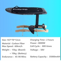 Vente directe d'usine planche de papier d'aluminium motorisée hydroptère électrique planche de surf Sport nautique Jet à grande vitesse planche de surf pour adulte