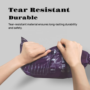 Bolsa para mareo por movimiento fácil de desechar para viajes escolares Bolsa para vómitos fácil de desechar para niños Bolsa para vómitos de alta capacidad para la escuela - Product Image 6