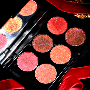 Bán Buôn Vẻ Đẹp Biểu Tượng Tùy Chỉnh Đôi Mắt Trang Điểm Palette Long Lanh <span class=keywords><strong>Eyeshadow</strong></span> Kim Loại Màu Đỏ Bóng Mắt <span class=keywords><strong>Pallet</strong></span> Cho Xây Dựng Thương Hiệu - Product Image 4