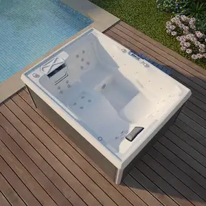 Bồn tắm nước nóng Spa để bán giá rẻ Giá 3 người ngoài trời jakuzi sexy Hydro massage balboa hottub sang trọng Acrylic Whirlpool bồn tắm
