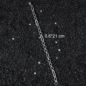 2026 New Hot Selling Popular Design Geometric Chain <b>Bracelet</b> Hiphop Stainless Steel Men's <b>Bracelets</b> Fashion Jewelry Wholesale - Product Image 4