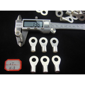 ขั้วต่อสายไฟแบบวงแหวน Han Yi รุ่น OT16-8 ขนาด 16AWG ทองแดงแท้ ชนิด O สำหรับงานอิเล็กทรอนิกส์และวิศวกรรมไฟฟ้า - Product Image 2