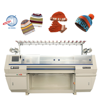Apparence exquise trois systèmes informatisés pull bonnet chapeaux machine à tricoter pour chapeau de laine