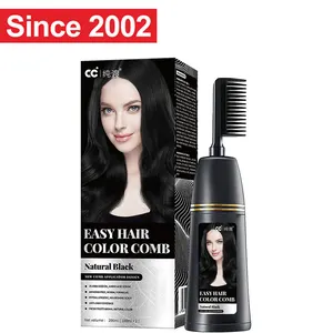 Best Selling Natural Ammonia Free Hair Color Hair Dye Shampoo Black Darkening Hair Shampoo