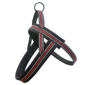 Desain baru Fashion anjing berwarna <span class=keywords><strong>Harness</strong></span> Breathable <span class=keywords><strong>Puppy</strong></span> tali dada sederhana nilon melebar reflektif tepi bungkus gesper - Product Image 3