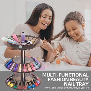 Bandeja de gran capacidad, patines de ruedas, diseño de esmalte de uñas, estante de exhibición para salón de uñas - Product Image 2