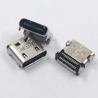 25 modelos tipo C 6 14 24 pines USB 3,1 conector hembra SMD DIP para Xiaomi ASUS Lenovo PS5 DJI PCB diseño DIY alta corriente