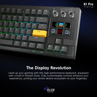 Clavier mécanique de jeu à commutation à chaud, 87 touches, rétroéclairage RVB personnalisé, filaire, programmable pour ordinateur de bureau et portable
