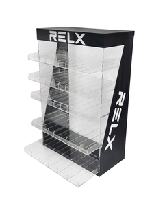 Nhà máy tùy chỉnh khói cửa hàng thuốc lá lỏng <span class=keywords><strong>Pop</strong></span> hiển thị đứng 5 Kệ Tabletop <span class=keywords><strong>Acrylic</strong></span> thuốc lá kệ trưng bày - Product Image 4