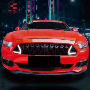 Pour <span class=keywords><strong>Ford</strong></span> <span class=keywords><strong>Mustang</strong></span> 2018-2022 Base Ecoboost <span class=keywords><strong>GT</strong></span> LED Lumière <span class=keywords><strong>blanche</strong></span> Armure Sport Grille Pare-chocs avant Accessoire - Product Image 5