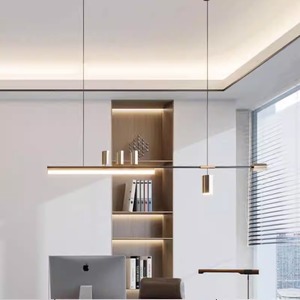 Luminaire suspendu de style nordique moderne de luxe pour restaurant, bar, table, design minimaliste, créatif, longs lustres suspendus - Product Image 3