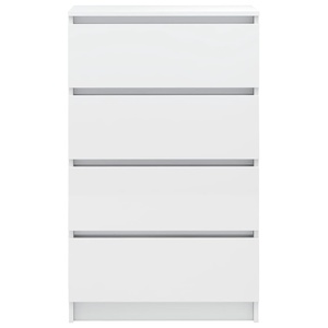Placard de salon blanc, 4 tiroirs, commode en carton, sorties d'usine de qualité - Product Image 4