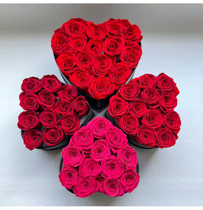 2026 Muttertag für immer Blume Natürliche unsterbliche stabilisierte ewige Rosen Konservierte Unendlichkeit Rosen Herz Box zum Valentinstag - Product Image 2