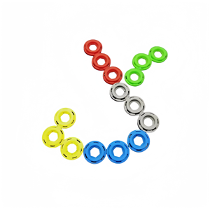 कस्टम थोक खाद्य ग्रेड टिकाऊ आंखों रंगीन सिलिकॉन रबर ग्रोमेट - Product Image 1