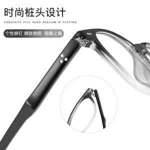 Monture de lunettes Gm Ultralight Tr90 rectangulaire anti-lumière bleue unisexe, monture complète, verres en résine Danyang 8626 - Product Image 2