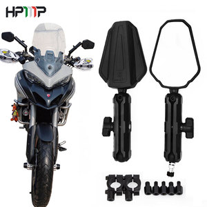 Miroirs latéraux réglables modifiés pour moto de sport en gros, rétroviseur de moto pour Yamaha Honda Suzuki Kawasaki <span class=keywords><strong>KTM</strong></span> Cafe Racer - Product Image 1