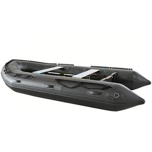 Bateau pneumatique avec support moteur, compatible avec les bateaux pneumatiques, bateau de pêche pneumatique pour la pêche, les loisirs, le divertissement, sûr, multi-chambres - Product Image 5