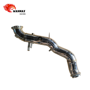 Tuyau de descente poli pour 2024 Mercedes AMG W206 <span class=keywords><strong>C63</strong></span> <span class=keywords><strong>S</strong></span> E Performance V4 M139 2.0T avec tuyau avant d'échappement à haut débit OPF - Product Image 6