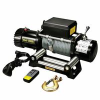 Treuil à moteur CC 12V à récupération rapide, protection contre les surcharges, faible bruit, CE, toutes conditions météorologiques, filaire et sans fil, télécommande, pour 4x4, SUV, véhicule tout-terrain