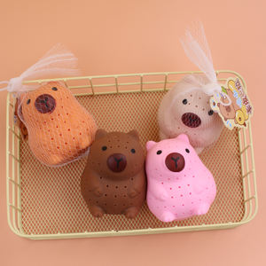 Jouets de bain pour enfants : Éponge Capybara aquatique, jouets d'été à presser pour le bain et le soulagement du stress - Product Image 6