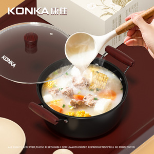 Konka Soup <b>Pot</b> 5L And Above <b>Large</b> Capacity With Lid For Stewing And Cooking - Product Image 2
