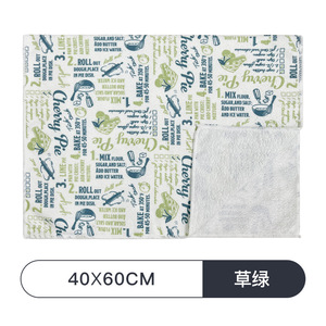 Printed Cleaning Cloth Rectangle Furniture Wiping Household Towel Suzhou Origin - Product Image 2
