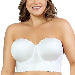 <span class=keywords><strong>Reggiseno</strong></span> da Donna <span class=keywords><strong>Senza</strong></span> <span class=keywords><strong>Spalline</strong></span> con Copertura Totale, Taglie Plus DDD <span class=keywords><strong>E</strong></span> G H J K, Personalizzabile OEM - Product Image 4