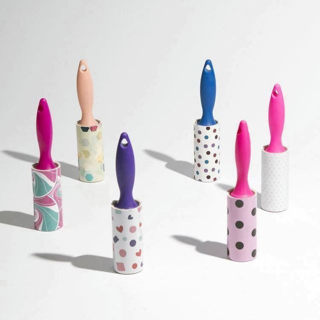 Custom Adhesive Lint Roller Pet Hair Remover with 2 Refills