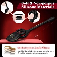 Amazon Bestseller Vibrierender Ferngesteuerter Penisring für Männer Cockring Analplug für Paare