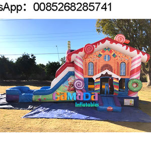 Castillo Inflable Comercial para Fiestas, Casa de Brinco con Tobogán Rosa, Combo de Brincolín Inflable en Oferta, el Mejor Castillo Inflable para Niños - Product Image 2