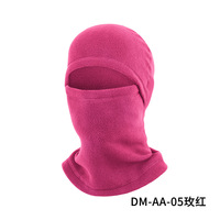 Máscara de esquí de una pieza de otoño e invierno personalizada al por mayor, gorro cálido polar a prueba de viento y frío para montar en bicicleta al aire libre
