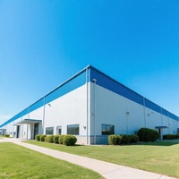 Structure en acier à ossature portique pour entrepôt de distribution logistique, atelier d'emballage et usine de stockage
