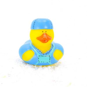 Christmas Gift Baby <b>Bath</b> Toys Yellow Plastic Squeeze Duck with Squeaky Feature for Kids in Pool - Product Image 6