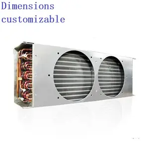 New type copper tube air cooled Fin Type Condenser for cold room